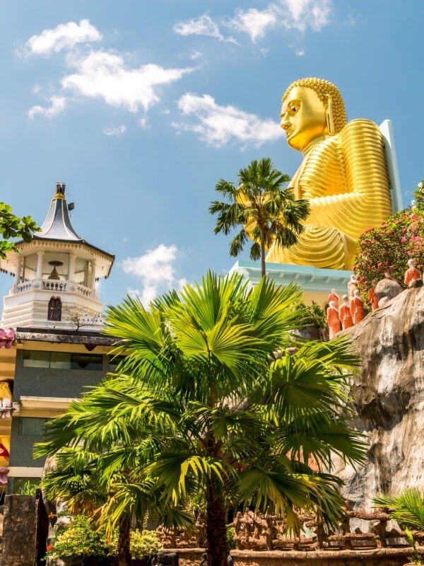 Picture of Cave in Dambulla, Sri Lanka.